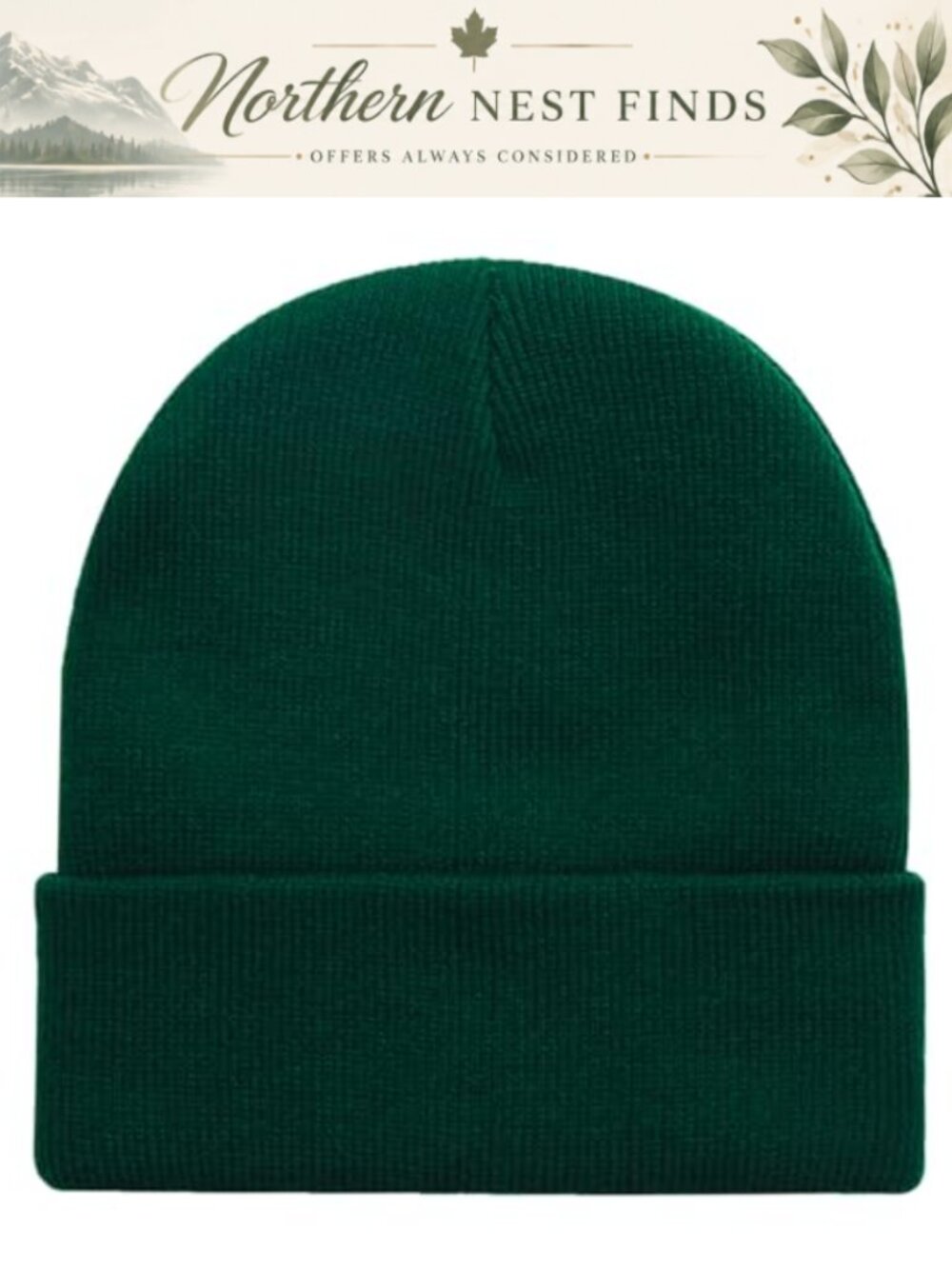 Cable Knit Ponytail Beanie High Messy Winter Skull Cap Stretch Acrylic